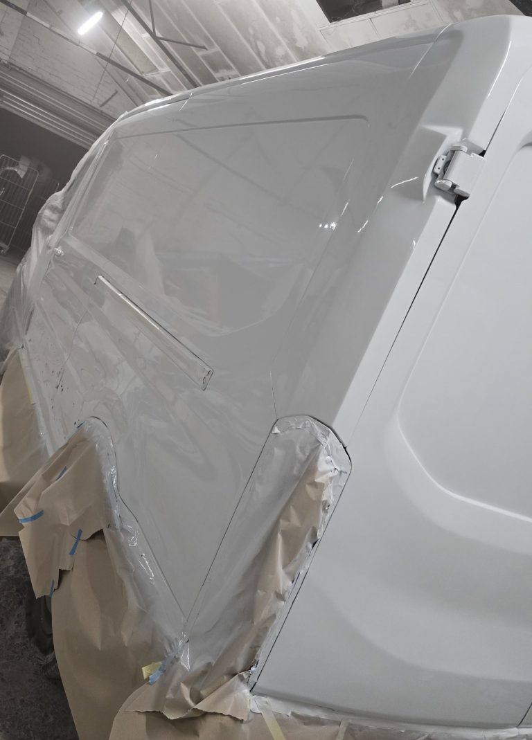 Transit van repair Van Rear damage bodyshop